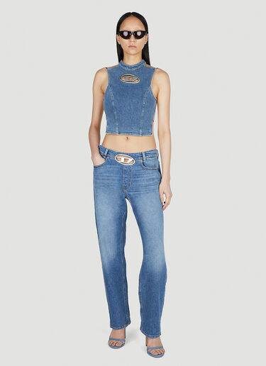 De-Thea-Fringes Top Diesel De-Thea-Fringes Top Blue dsl0252032