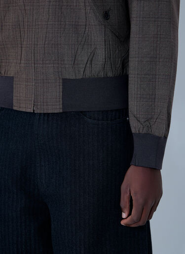 Prada Hooded Wool Jacket Brown pra0163005