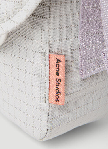 Acne Studios Mini Messenger Crossbody Bag Grey acn0152064