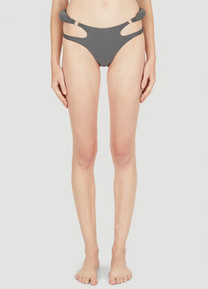 Entire Studios S08 Thong Bikini Bottoms Grey ent0250014