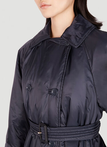 Max Mara Greent Padded Trench Coat Navy max0251046