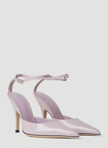 BY FAR Eliza Patent Heel Pumps Lilac byf0251029