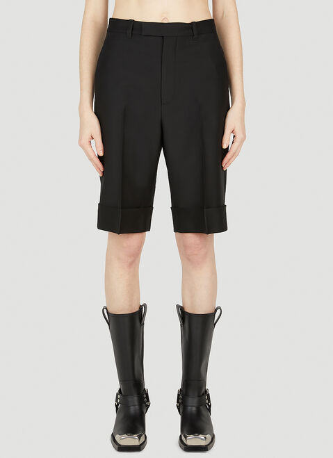Moncler + Rick Owens Tailored Bermuda Shorts Black mcs0355014