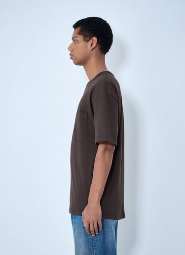 Lemaire Boxy SS T-Shirt Brown lem0164014