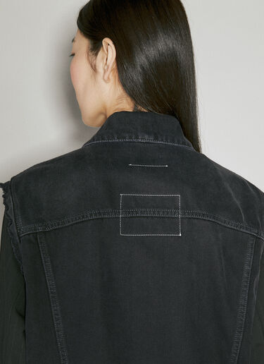 MM6 Maison Margiela Blazer Sleeves Denim Jacket Black mmm0253002