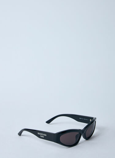 Balenciaga ロゴプリントサングラス  ブラック bcs0260004