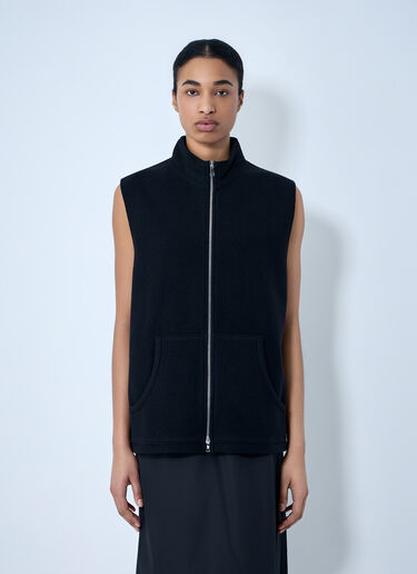 RIER High-Neck Zip Vest Black rrr0364005