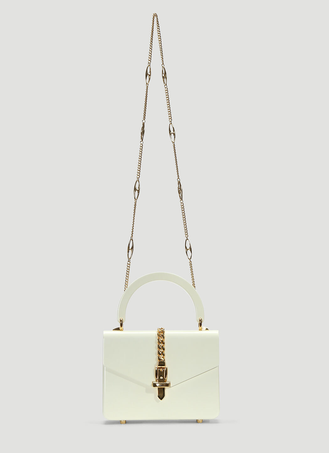 Sylvie 1969 plexiglas hotsell mini top handle bag