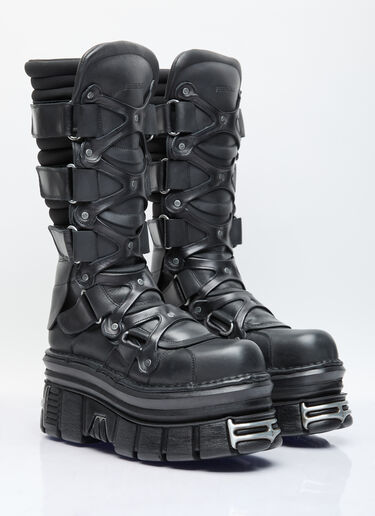 VETEMENTS Tower Boots Black vet0156013