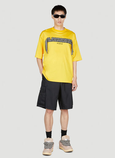 Lanvin Men's Curb Lace T-Shirt in Yellow | LN-CC®
