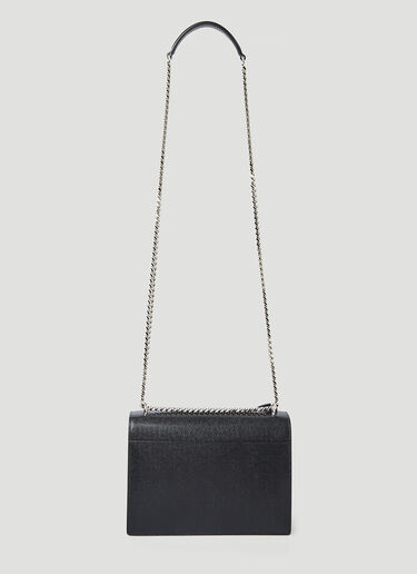 Saint Laurent Sunset Chain Shoulder Bag  Black sla0245061