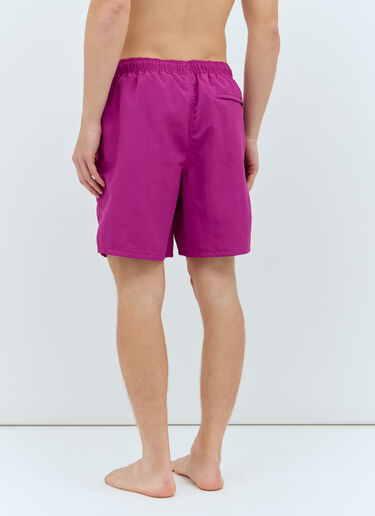 로고 프린트 스윔 쇼츠 Stüssy 로고 프린트 스윔 쇼츠 퍼플 sts0156021