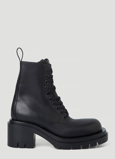 Bottega Veneta Lace-Up Lug Boots Black bov0245123