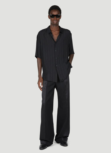 Saint Laurent Flared Tuxedo Pants Black sla0154015