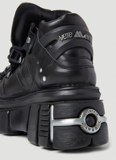 Vetements x ニューロック プラットフォームスニーカー ブラック vet0154014