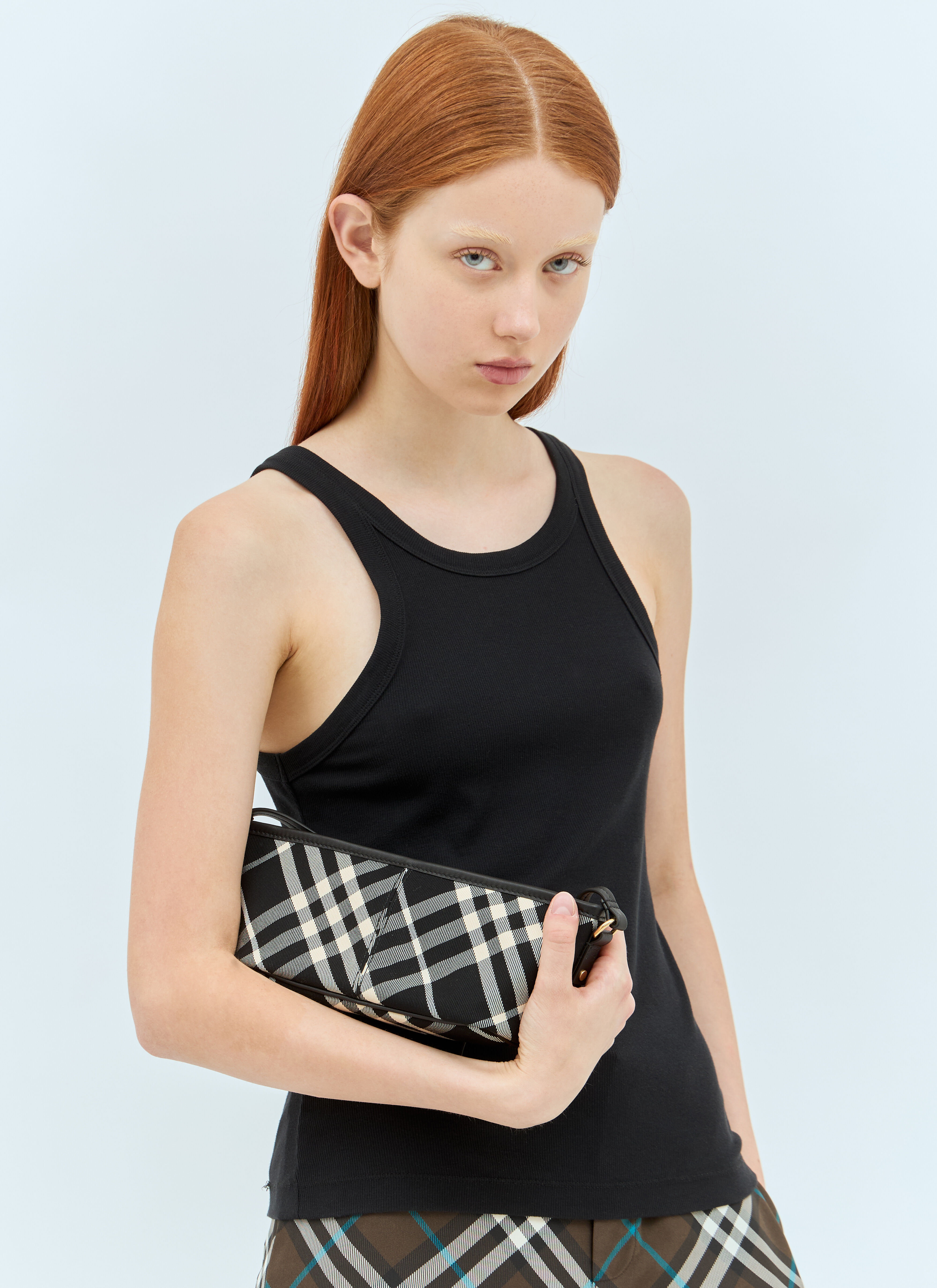Burberry leather zip skirt sale