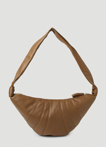 Lemaire Medium Croissant Shoulder Bag Brown lem0252015