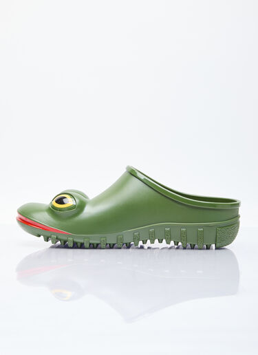 JW Anderson X Wellipets Frog Slip-On Shoes Green jwa0356001