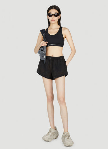 Balenciaga Logo Athletic Bra Black bal0252042