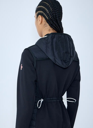 Moncler Grenoble パデッドフード付きジップアップジャケット  ブラック mog0259006