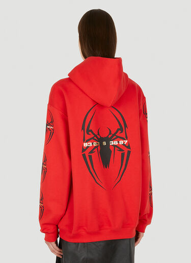 VTMNTS Spider Hooded Sweatshirt Red vtm0350014
