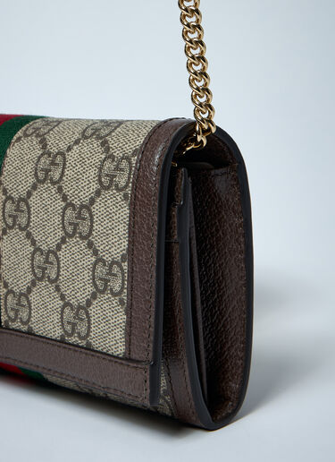 Gucci Ophidia Wallet On Chain Brown guc0259098