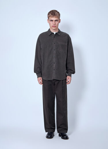 LN-CC® - The Row: Sadel Shirt - Grey The Row Sadel Shirt Grey row0166006