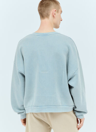 Acne Studios 徽标贴饰运动衫 蓝色 acn0155019