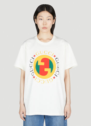 Gucci Interlocking G Jersey T-Shirt White guc0253083