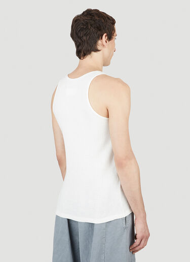 Maison Margiela Chest Patch Tank Top White mla0151016