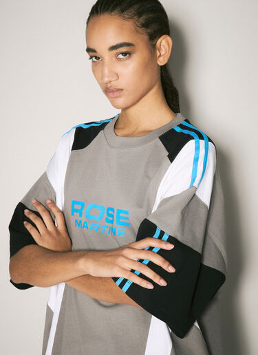 Martine Rose Oversized Panelled T-Shirt Grey mtr0358006
