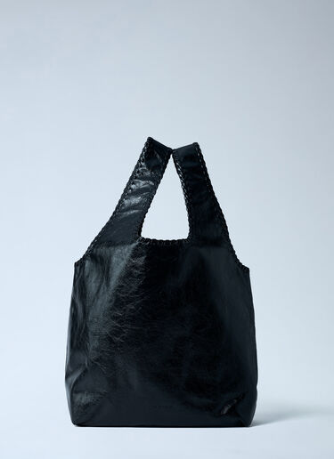 Leather Tote Bag Dries Van Noten Leather Tote Bag Black dvn0262033