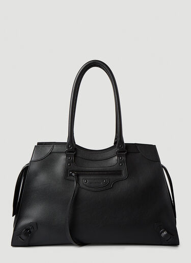 Neo Classic Large Leather Bag in Black - Balenciaga