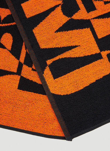 Boiler Room x P.A.M. Logo Jacquard Towel Black bor0350002