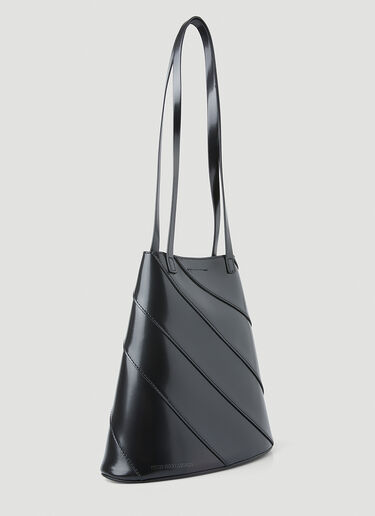 KIKO KOSTADINOV Twisted Mini Shopper Shoulder Bag Black kko0248019