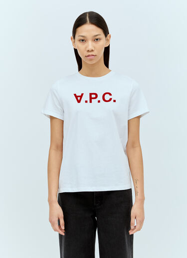 A.P.C. 徽标贴花 T 恤 白色 apc0255006