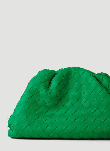 Bottega Veneta Teen Pouch Clutch Bag Green bov0249024
