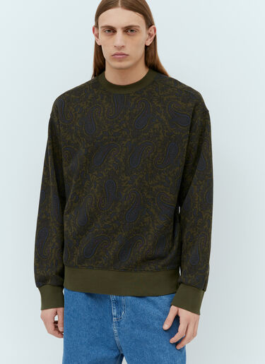 Carhartt WIP Paisley Sweatshirt Green wip0154029