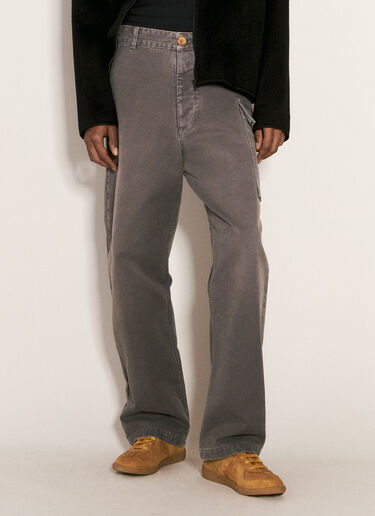 Marni Canvas Cargo Pants Grey mni0155012