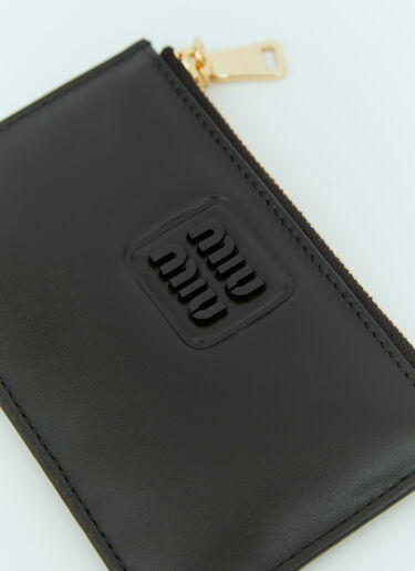 Miu Miu Leather Envelope Wallet Black miu0254051