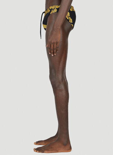 Versace 巴洛克三角泳裤 黑色 ver0152001