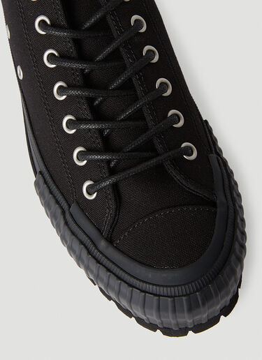 Yohji Yamamoto 硫化橡胶帆布运动鞋 黑色 yoy0152022