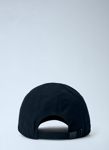 LN-CC® - Massimo Osti Studio: Structured Panelled Cap - Black Massimo Osti Studio Structured Panelled Cap Black mao0166001