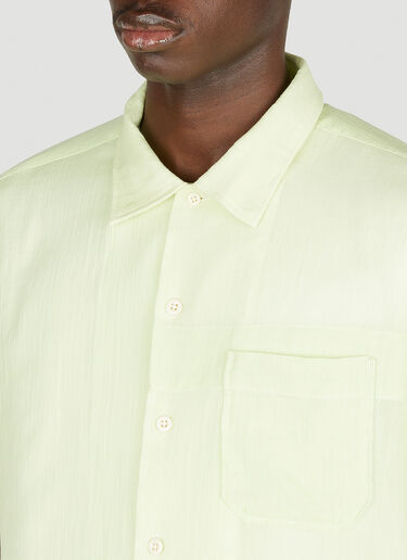 Engineered Garments Camp Short Sleeve Shirt Yellow egg0152001