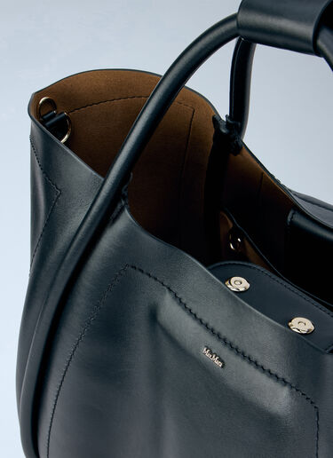 LN-CC® - Max Mara: Marine Small Handbag - Black Max Mara Marine Small Handbag Black max0266062