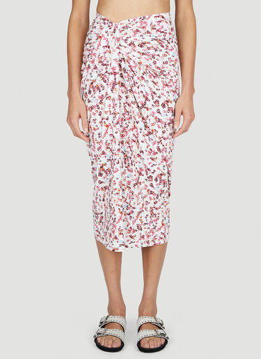 Isabel Marant Étoile Jeldia Skirt White ibe0251008