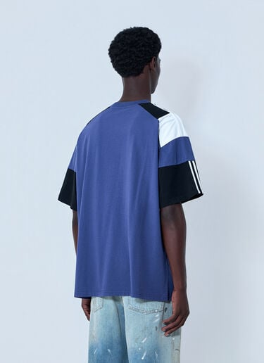 Martine Rose Graphic Panel T-Shirt Blue mtr0164014