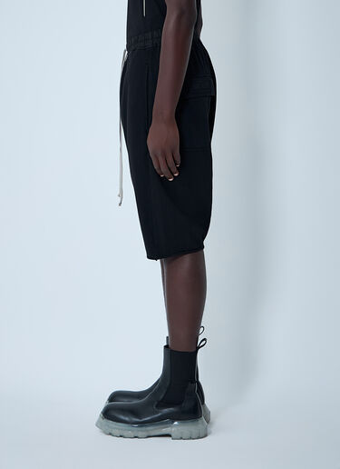 Drawstring Pod Track Shorts Rick Owens DRKSHDW Drawstring Pod Track Shorts Black drk0162007
