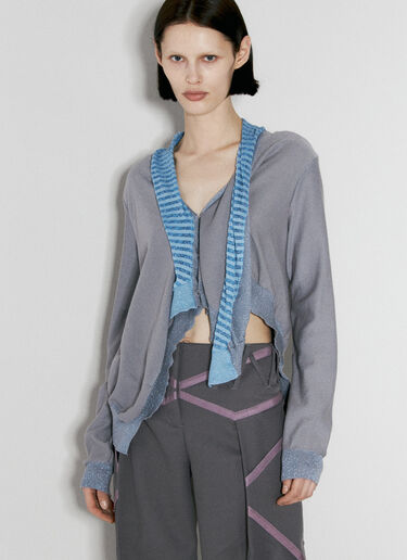 Kiko Kostadinov Arova Knit Cardigan Grey kko0254009