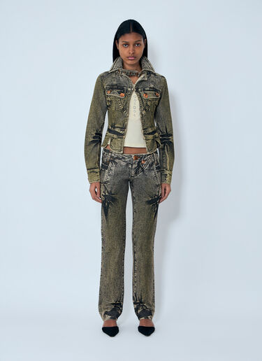 Miss Sixty x KNWLS Tie-Dye Denim Jacket Green msk0263018